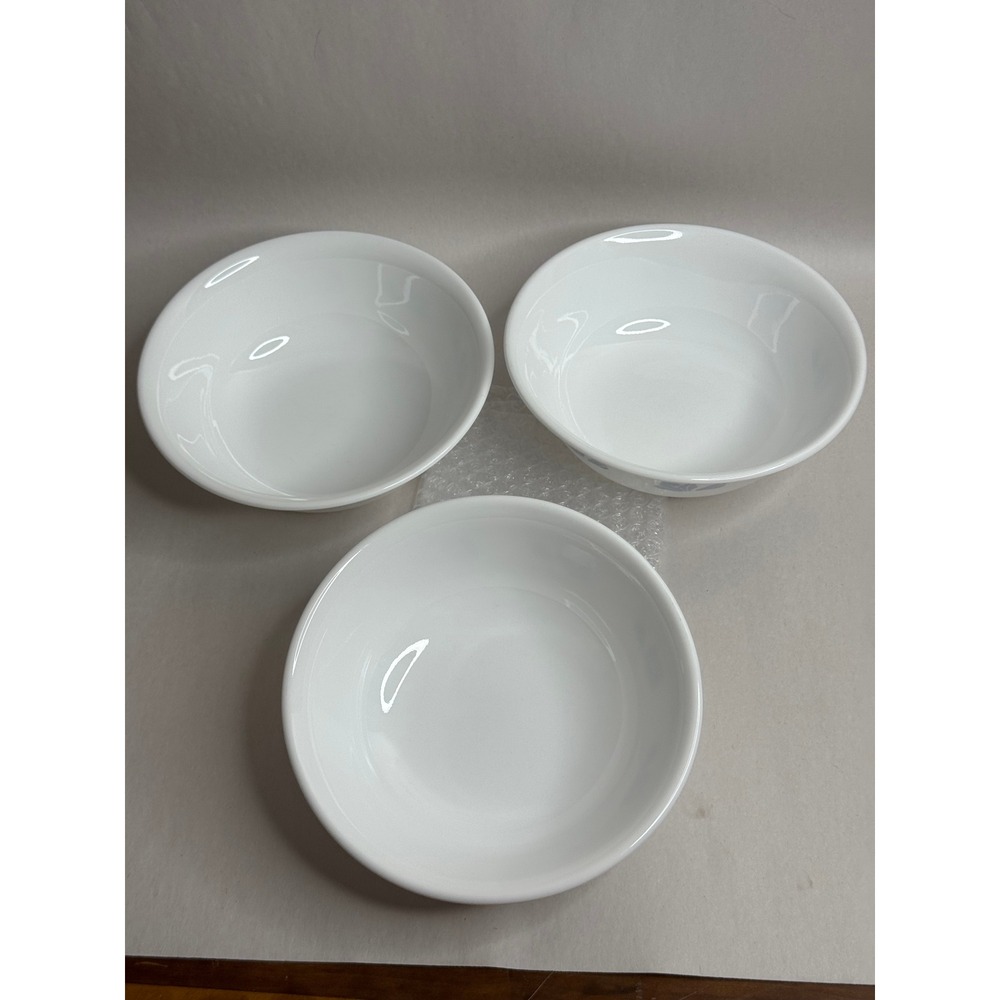 Corning Corelle Friendship Cereal‎ Bowls Set of 3 Vintage White Blue Flora - Picture 7 of 9